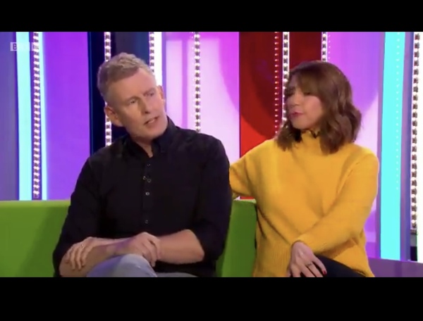 Alex Jones's yellow jumper