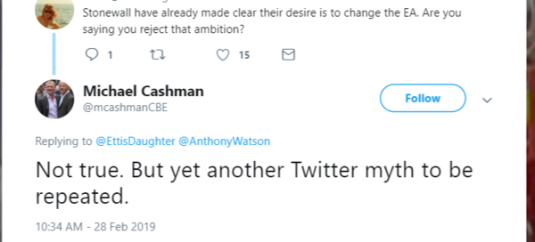 Ruth Hunt is leaving Stonewall