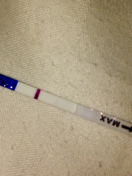 Is this leftover hormone or positive test?