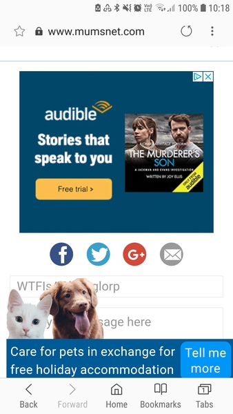 As in the doghouse blocking the active/watching tabs etc