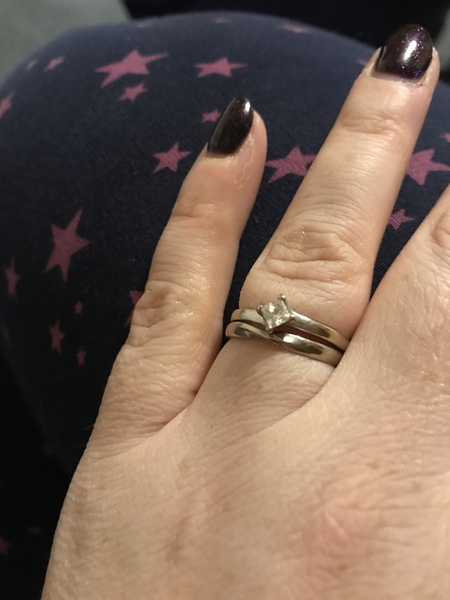 If you have a solitaire engagement ring....