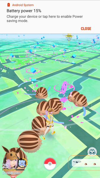 Pokemon Go #22: Papa's got a brand new Grumpig bag.