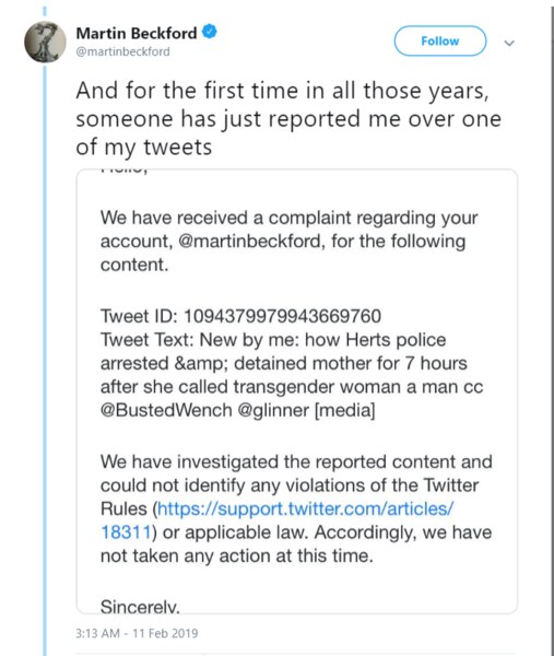 Transactivists try to get Janice Turner suspended from Twitter