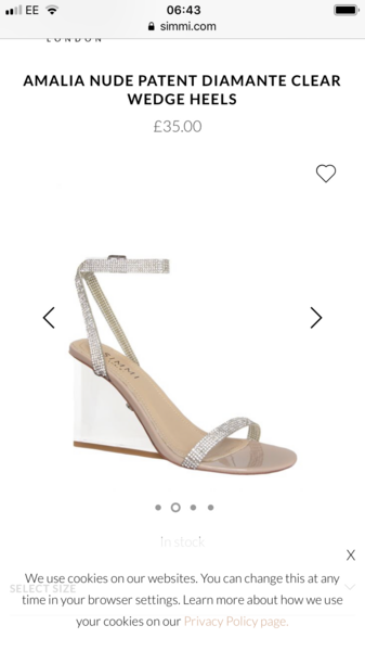 Help me find my wedding shoes