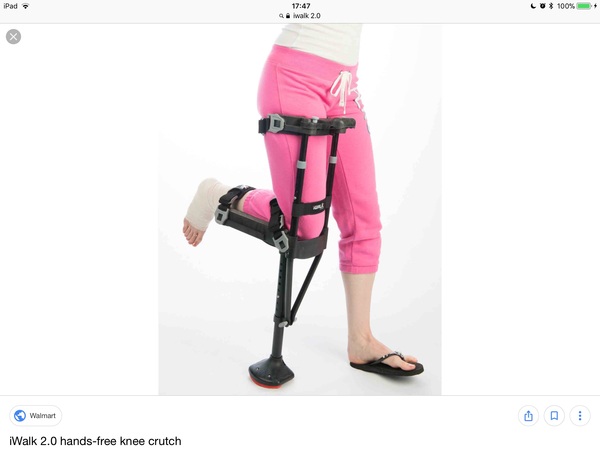 Anyone here used hands free crutches?