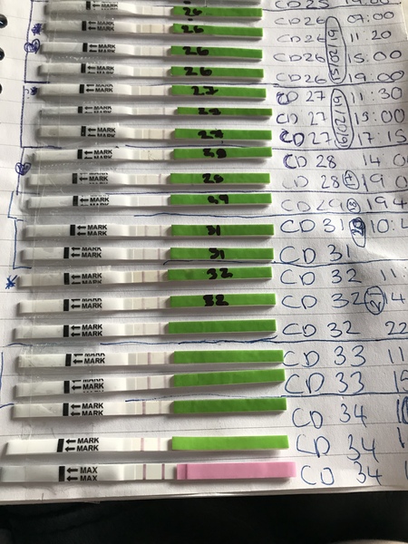 When is my first positive?