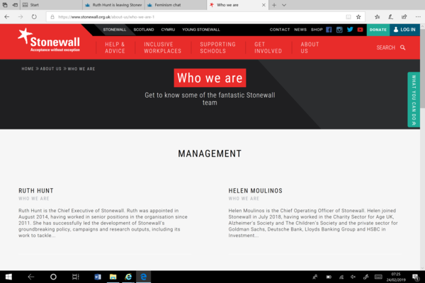 Ruth Hunt is leaving Stonewall