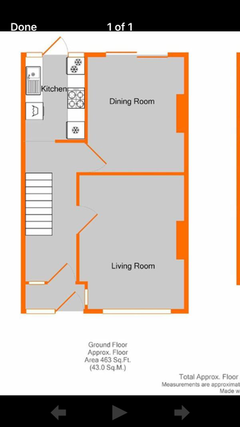 Knock through kitchen