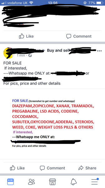 Seen on a local Facebook selling page