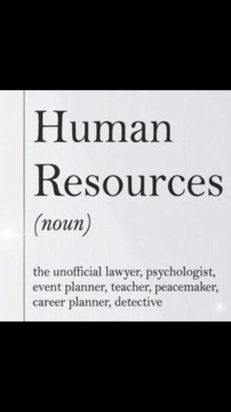 To ask what your HR department are like?