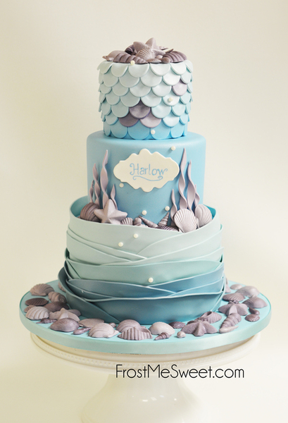 Mermaid cake - icing help