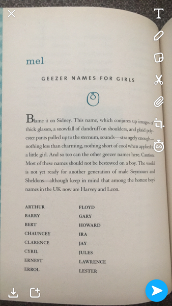 Cool/tom boy/no frills - girls names