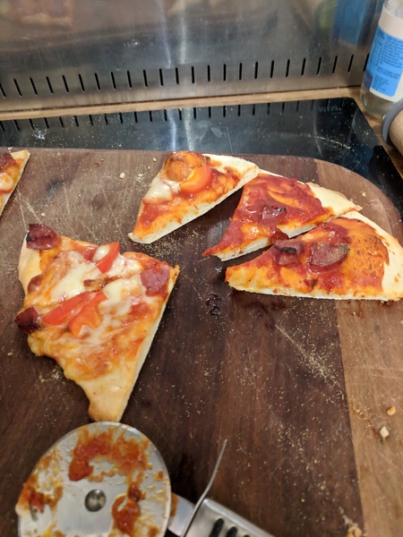 How to get pizza crispy