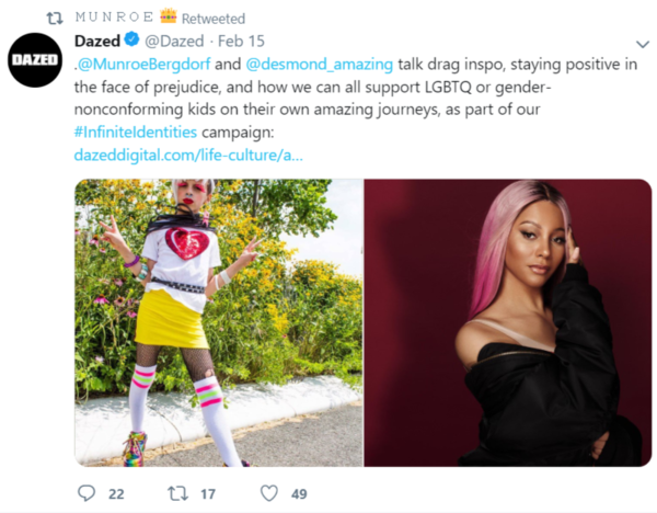 Munroe Bergdorf: all women are a fantasy and transwomen are living their own fantasy