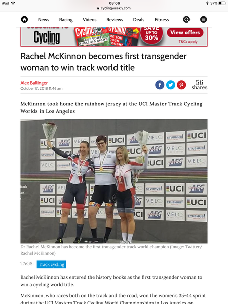 Transgender athletes in sport