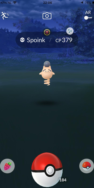 Pokemon Go #22: Papa's got a brand new Grumpig bag.