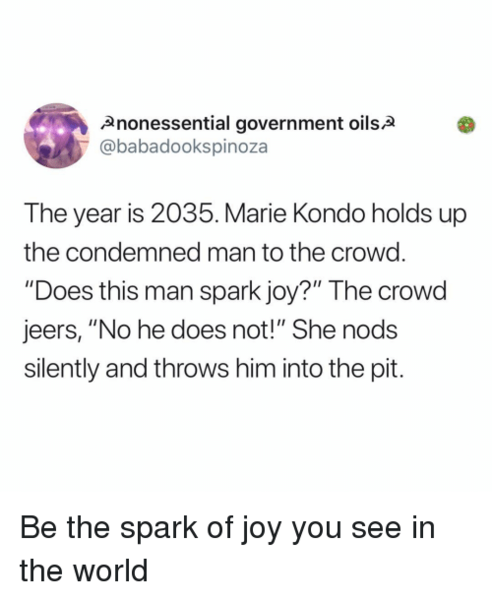 To think Marie Kondo's clothes storage method is bat shit??