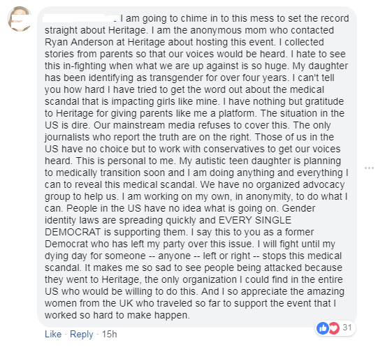 Posie Parker in the USA