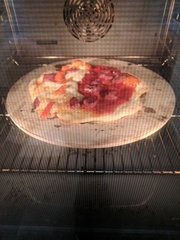 How to get pizza crispy