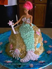Mermaid cake - icing help