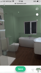 To ask you to look at this pic of my new bathroom and tell me why I hate it!