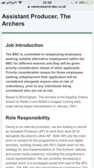 Keep it to yourself. The Archers Spoilers Thread 4