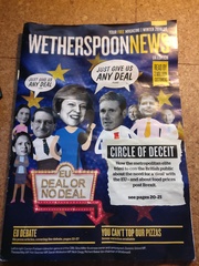 Children running round Wetherspoons