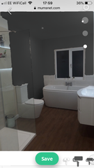 To ask you to look at this pic of my new bathroom and tell me why I hate it!