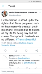 "Trans kids burn TERFS"