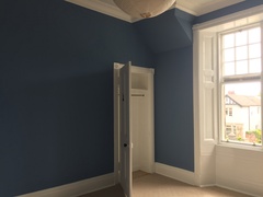 Navy blue for living room-advice?