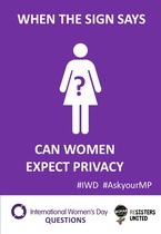 UPDATE: CONTACT/VISIT YOUR MP FOR INTERNATIONAL WOMEN'S DAY