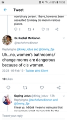Rachel McKinnon is "femalephobic"