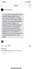Feelings about starting new relationship after break up