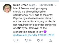 Julia Long asking Munro  Bergdorf about child exploitation