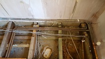 How to treat black mould - very old floorboards (pic)