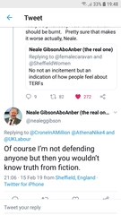 "Trans kids burn TERFS"