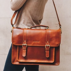 Recommend me a leather satchel bag