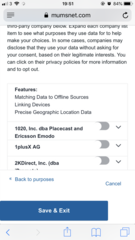 Tracking across sites - third party access - linking user details