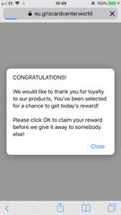 I keep getting redirected to a spam ‘FB gifts’ thing?