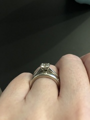If you have a solitaire engagement ring....