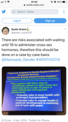 The National Lottery Fund will fund Mermaids - review published