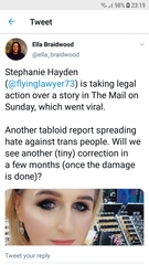 Sky News just featured story appearing in tomorrow's Sunday Mail