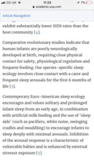To be thinking of putting my 4 week old upstairs to bed?
