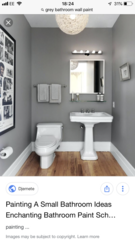 To ask you to look at this pic of my new bathroom and tell me why I hate it!