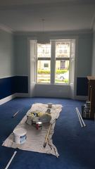 Navy blue for living room-advice?