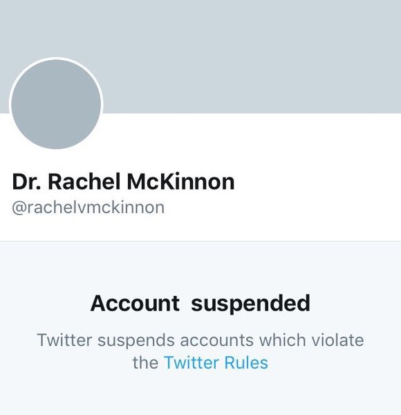Rachel McKinnon suspended from Twitter