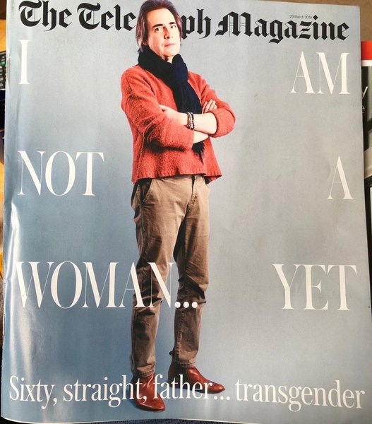 The Telegraph: Column on the Journey to Womanhood ("60 year old dad")