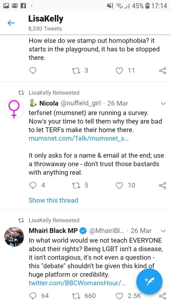 Anti-terf joke by York LGBT forum co-chair