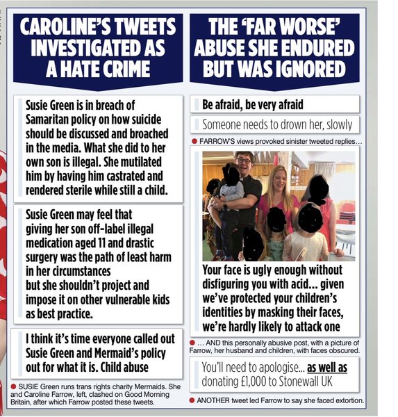 Caroline's Mail on Sunday Piece is Out