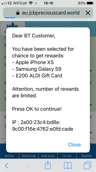 Anyone else getting this spam on Mumsnet?